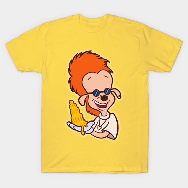 Leaning Tower of Cheeza (No Text) T-Shirt by Ellador